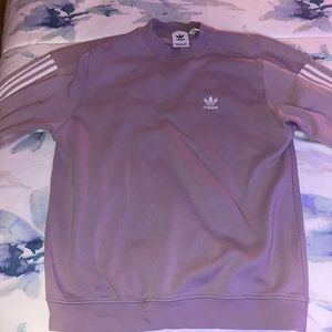 adidas light purple sweatshirt